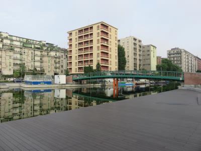 passerella pedonale alla Darsena (Milano)